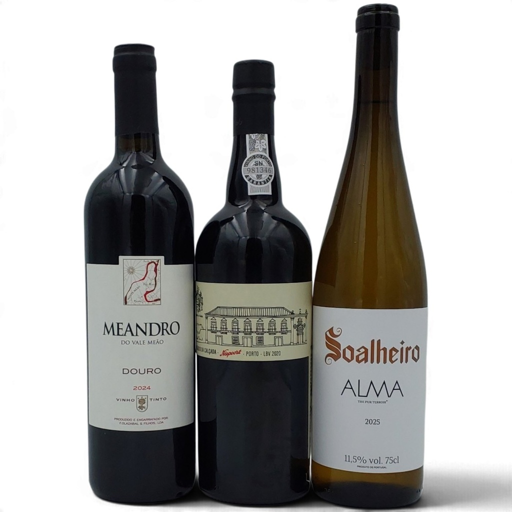 Coffret cadeau Portugal (box 3 bouteilles)